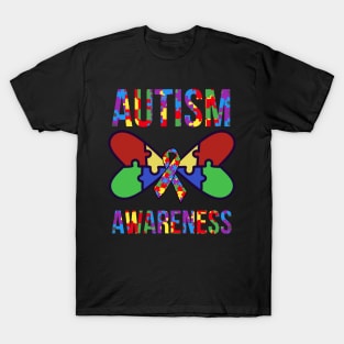 Autism awareness butterfly T-Shirt